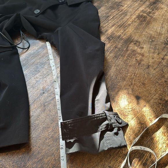 Liz Claiborne size small Black Trench Coat - Picture 11 of 12